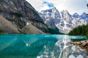 Moraine Lake and the Canadian Rockies